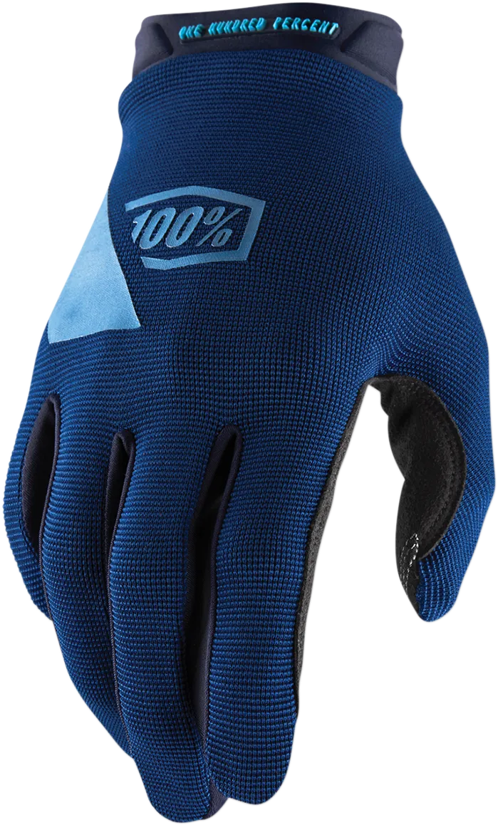 100% Ridecamp Gloves - Navy - Medium 10011-00016
