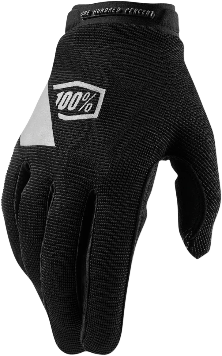 100% Women's Ridecamp Gloves - Black/Charcoal - Small 10013-00001