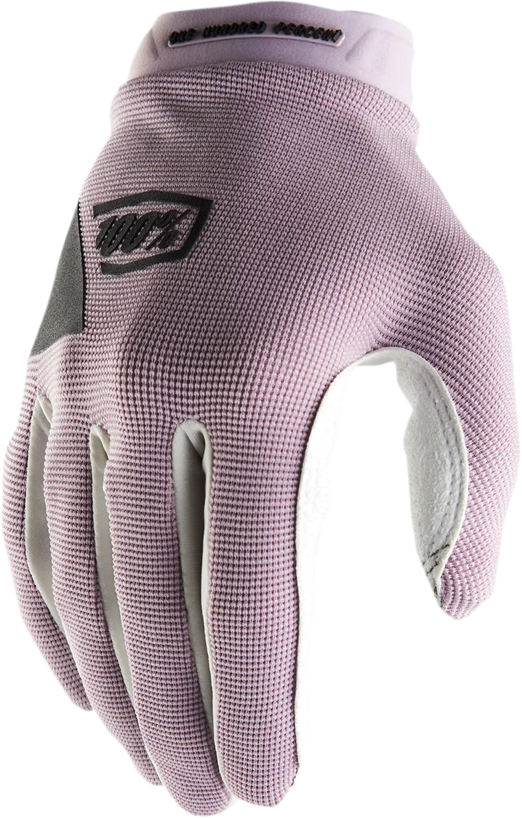 100% Women's Ridecamp Gloves - Lavender - Medium 10013-00012