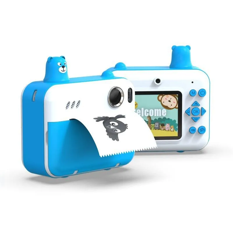 1080p Children's Camera with 2.36 Hd Led Display and Thermal Printing - Instant Capture