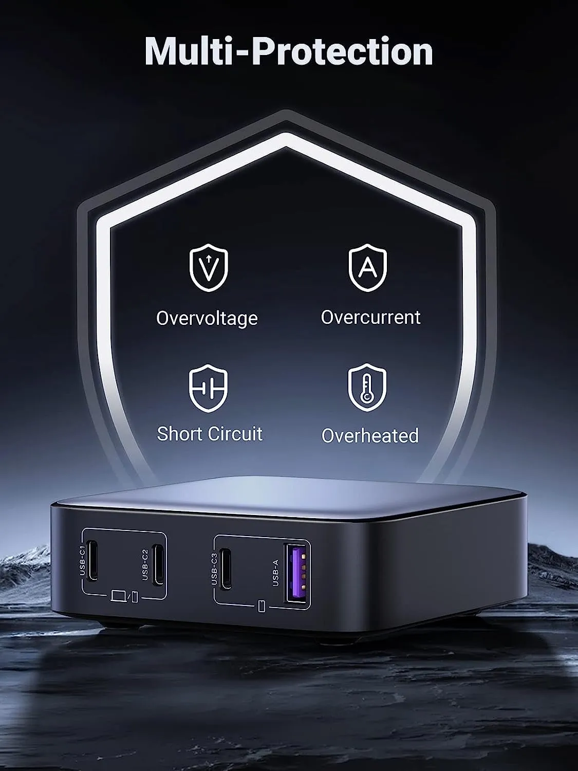 15613 100W USB-C Charger | Nexode 4-Port GaN II Charging Station