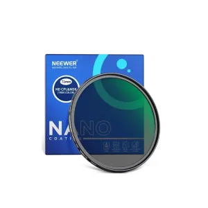 2 in 1 True Color Cpl & Nd8 Filter 3 Stops Nd & Circular Polarizing Filter Combo with Multi Nano Glass