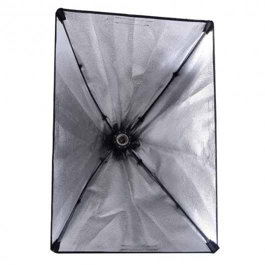2 PCS Lighting Softbox Stand Photography Equipment Light Kit