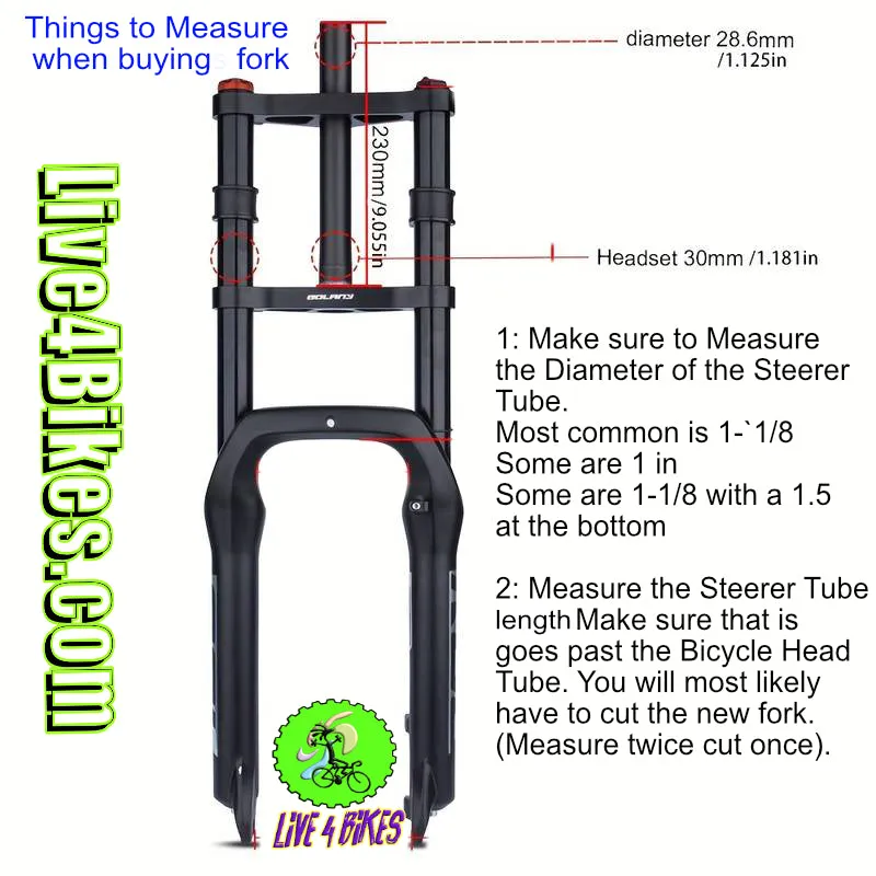 20" Lowrider Spring Bent Chrome Fork 1 in -Live4Bikes