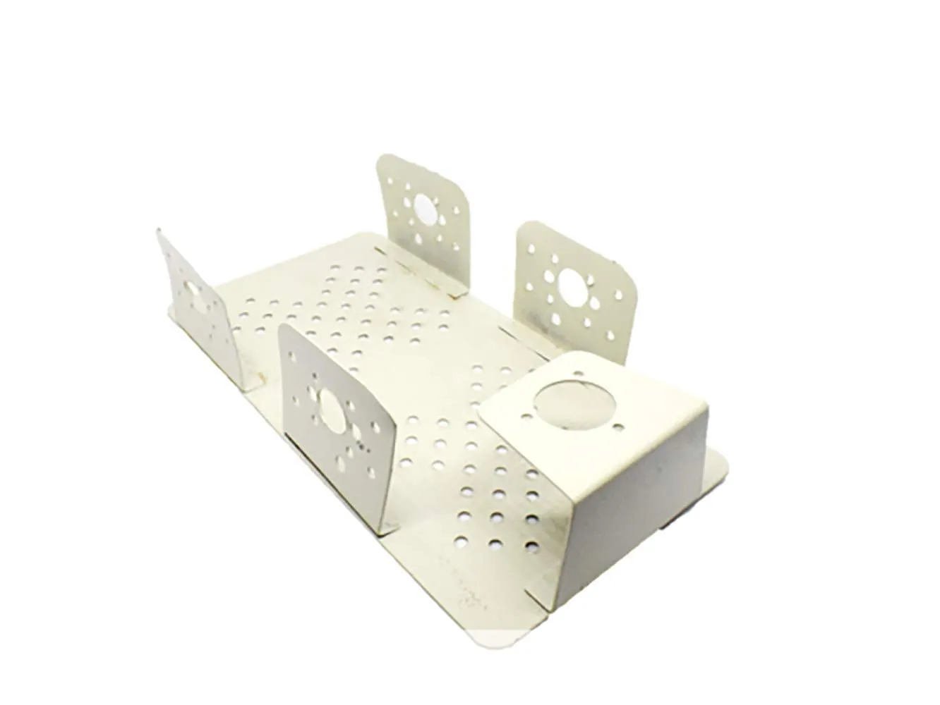 4 Wheel 1 Caster Wheel Metal Chassis for DIY Robot Car