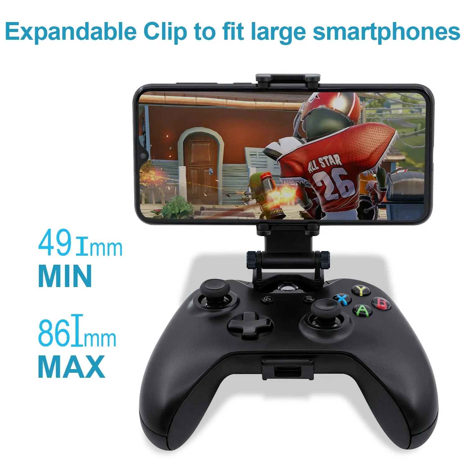 8Bitdo Mobile Gaming Clip for Xbox One/Elite Series/Series X/Series S Controllers 2-Axis adjustable