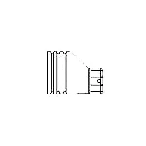 ADS 0314AA Pipe Reducer, 4 x 3 in, Stub