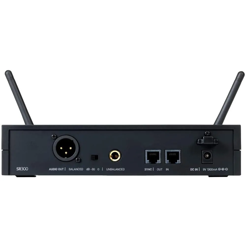 AKG Pro Audio DMS300 Digital Wireless Microphone System, Vocal Set w/ Pop Filter Kit