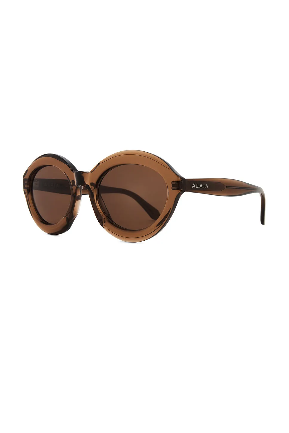 ALAЇA Round Sunglasses