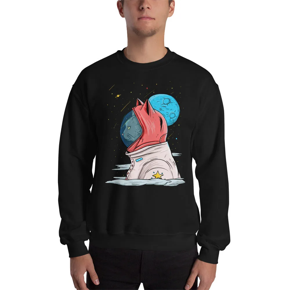 Astronaut Cat Sweatshirt