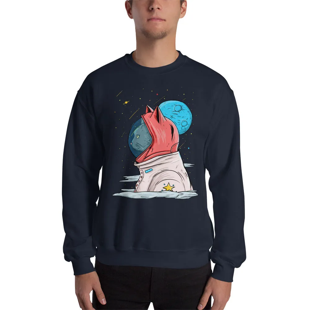 Astronaut Cat Sweatshirt