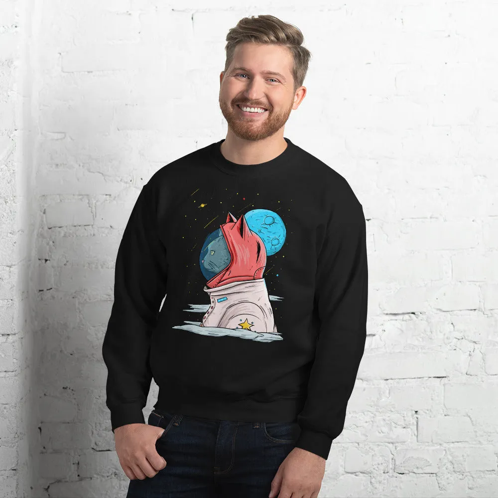 Astronaut Cat Sweatshirt