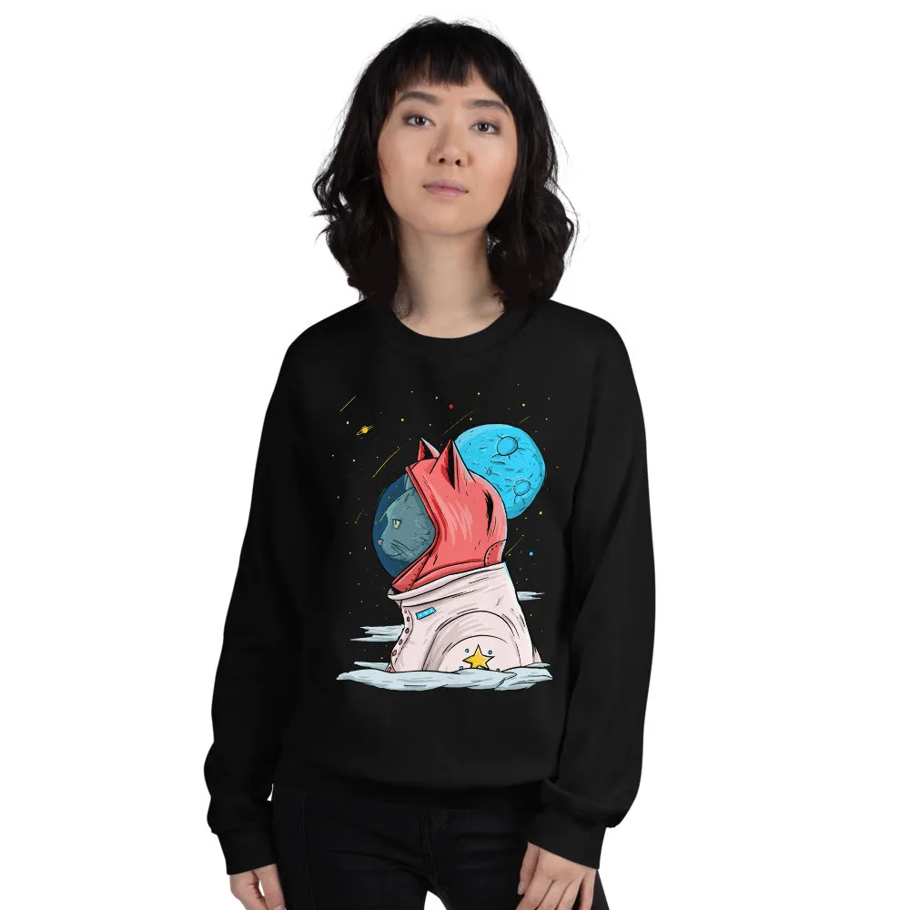 Astronaut Cat Sweatshirt