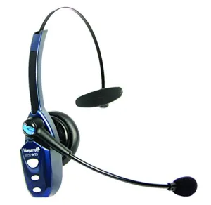 BlueParrott B250-XTS Mono Bluetooth Wireless Headset with 91% Noise Cancellation - Ideal for High-Noise Environments - Includes USB-C Charging Cable, Bluetooth 5.0.