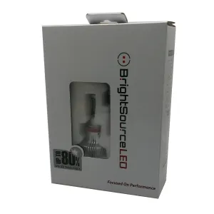 BrightSource 94981 LED Bulb; Twin Pack; 881; Aluminum Heat Sink LED; 6500K; 2 Year Warranty;
