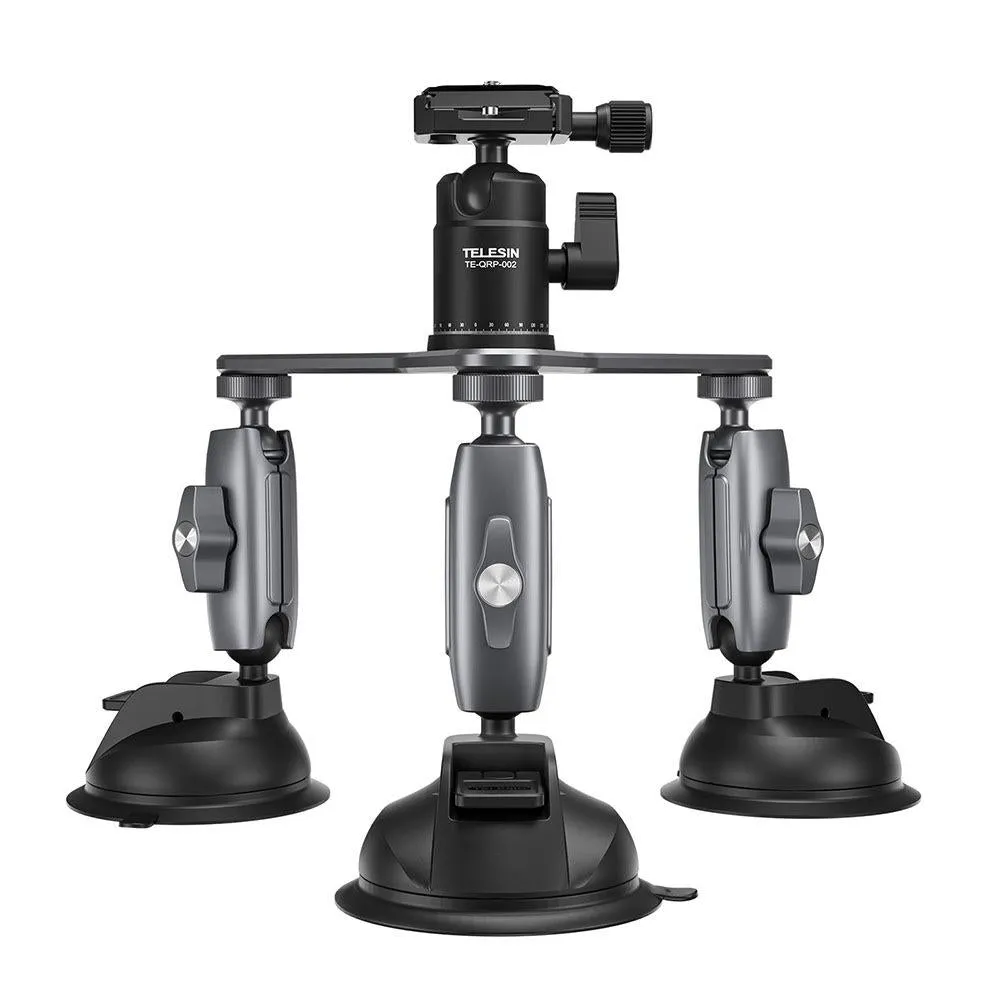 Car Mount for Action Camera with Suction Cup