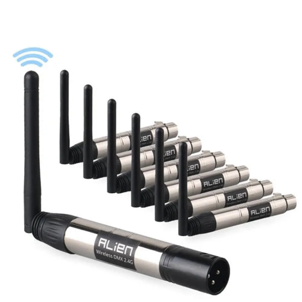Dmx512 Wireless 2.4g 126 Channels Transmitter Receiver 400m Control for Led Stage Light Disco Dj Party Stage Par Laser