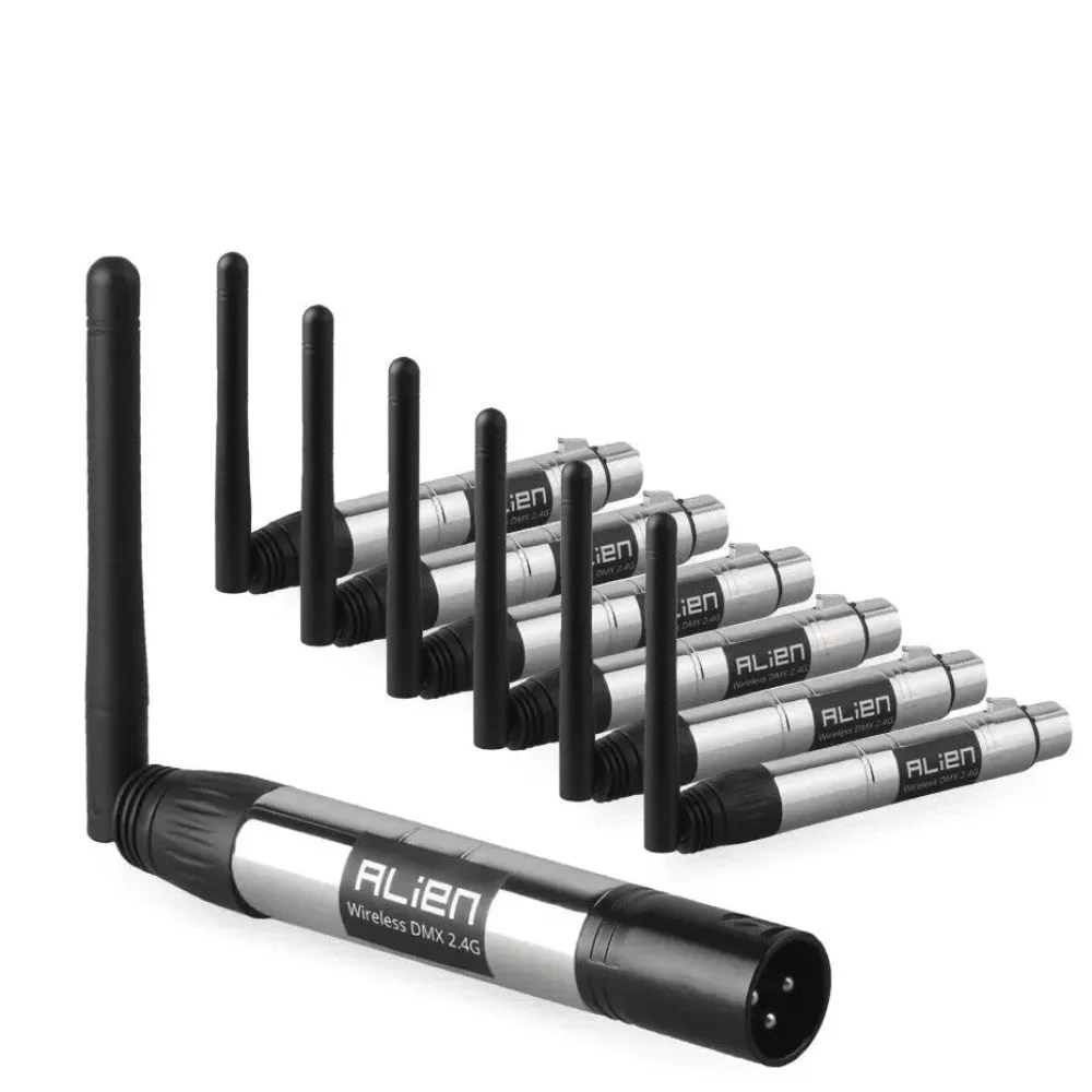 Dmx512 Wireless 2.4g 126 Channels Transmitter Receiver 400m Control for Led Stage Light Disco Dj Party Stage Par Laser