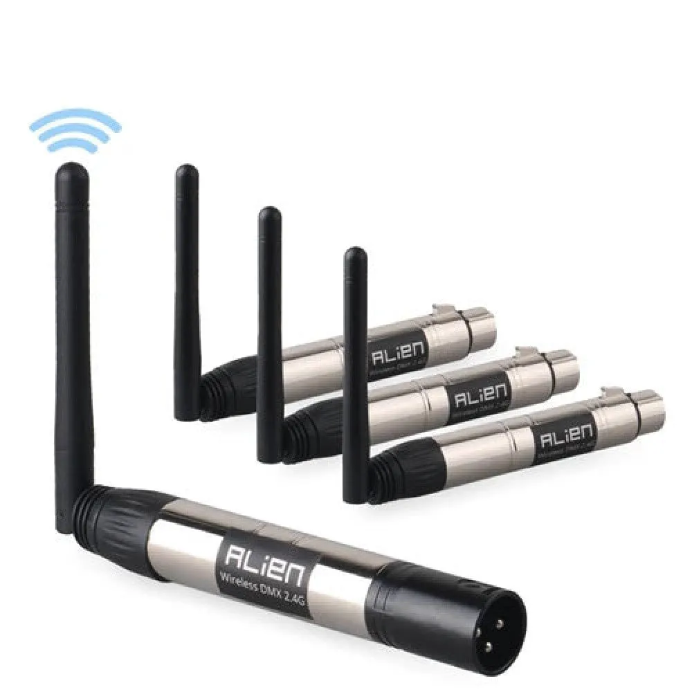 Dmx512 Wireless 2.4g 126 Channels Transmitter Receiver 400m Control for Led Stage Light Disco Dj Party Stage Par Laser