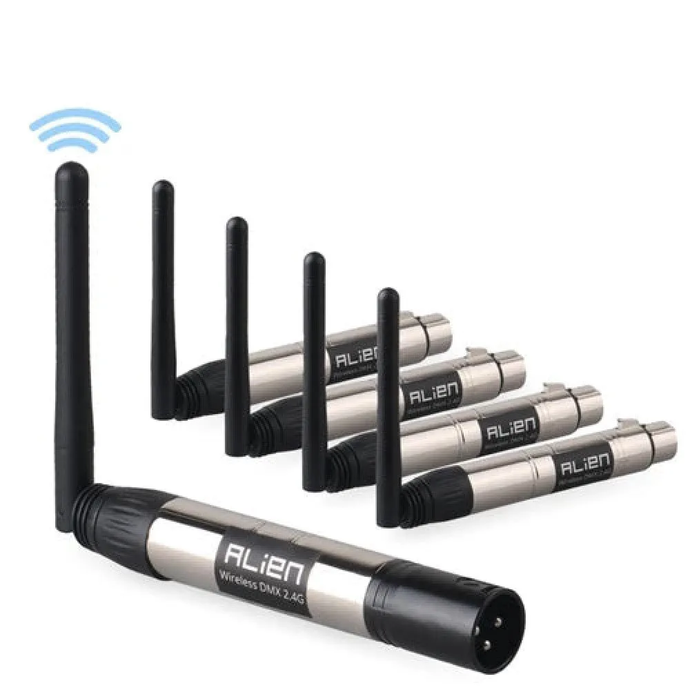 Dmx512 Wireless 2.4g 126 Channels Transmitter Receiver 400m Control for Led Stage Light Disco Dj Party Stage Par Laser