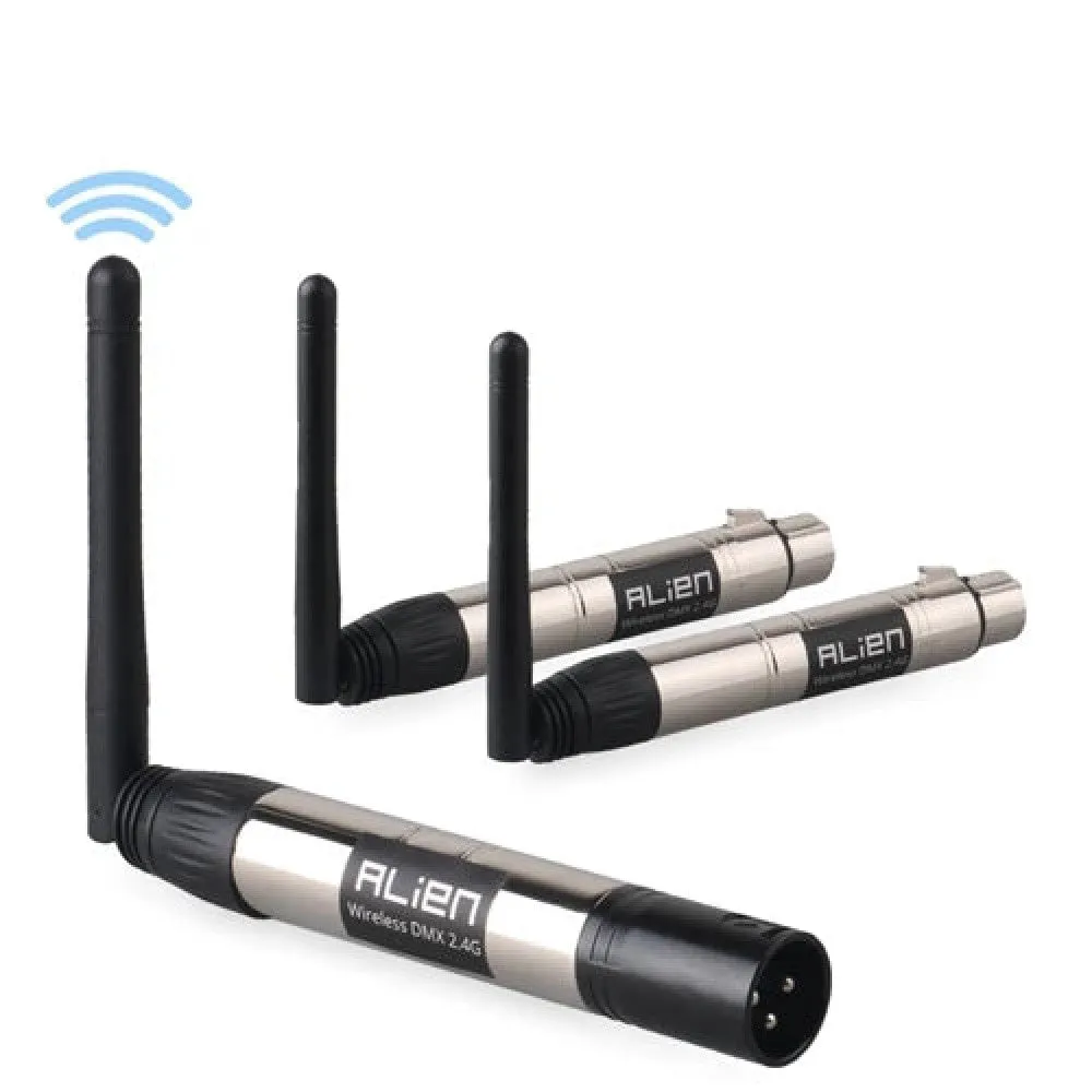 Dmx512 Wireless 2.4g 126 Channels Transmitter Receiver 400m Control for Led Stage Light Disco Dj Party Stage Par Laser