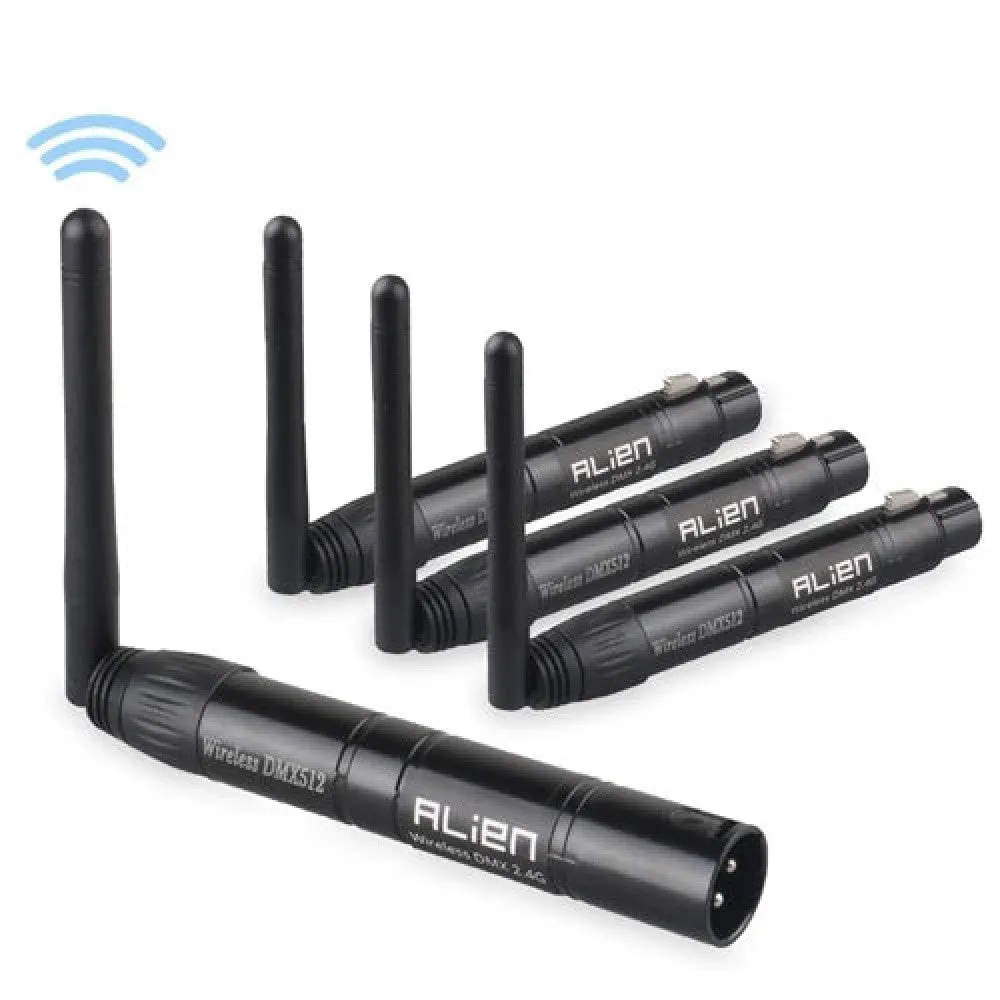 Dmx512 Wireless Controller Receiver Transmitter 2.4g Ism Dif Communication Distance 300m for Stage Par Dj Disco Bar Lights