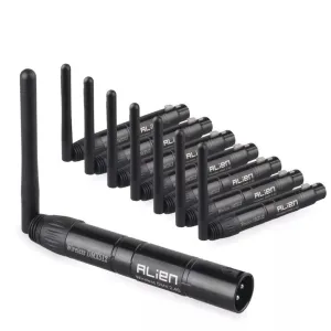 Dmx512 Wireless Controller Receiver Transmitter 2.4g Ism Dif Communication Distance 300m for Stage Par Dj Disco Bar Lights