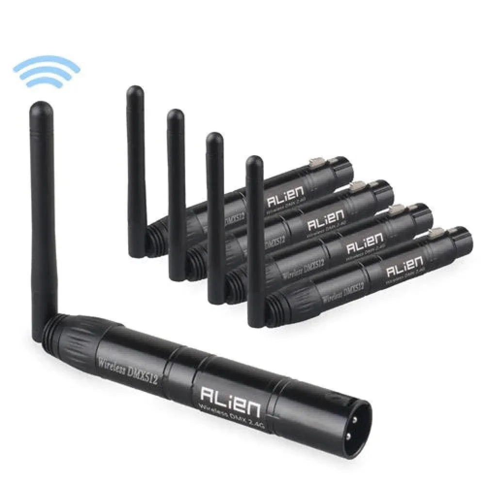 Dmx512 Wireless Controller Receiver Transmitter 2.4g Ism Dif Communication Distance 300m for Stage Par Dj Disco Bar Lights