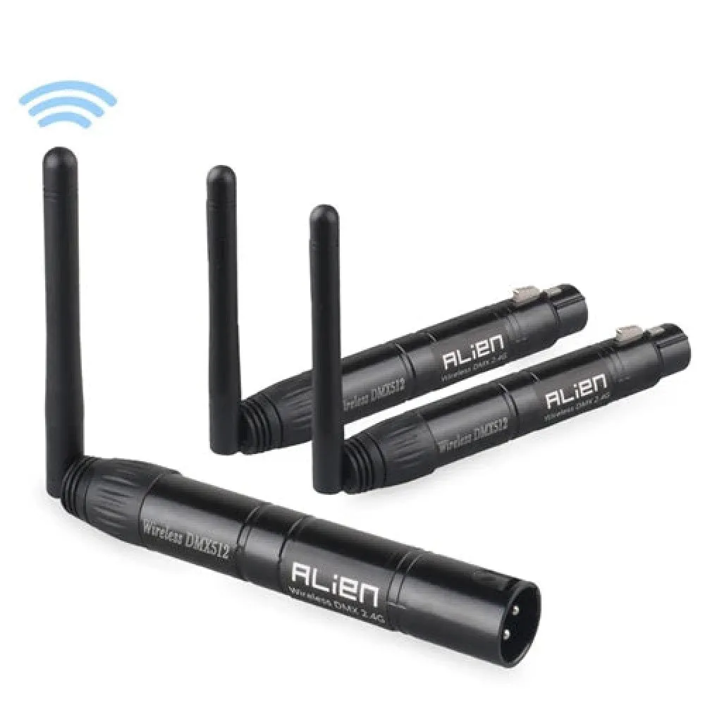Dmx512 Wireless Controller Receiver Transmitter 2.4g Ism Dif Communication Distance 300m for Stage Par Dj Disco Bar Lights