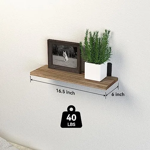 DOLLFIO Floating Shelves – Set of 5 Wall Shelves for Stylish Storage