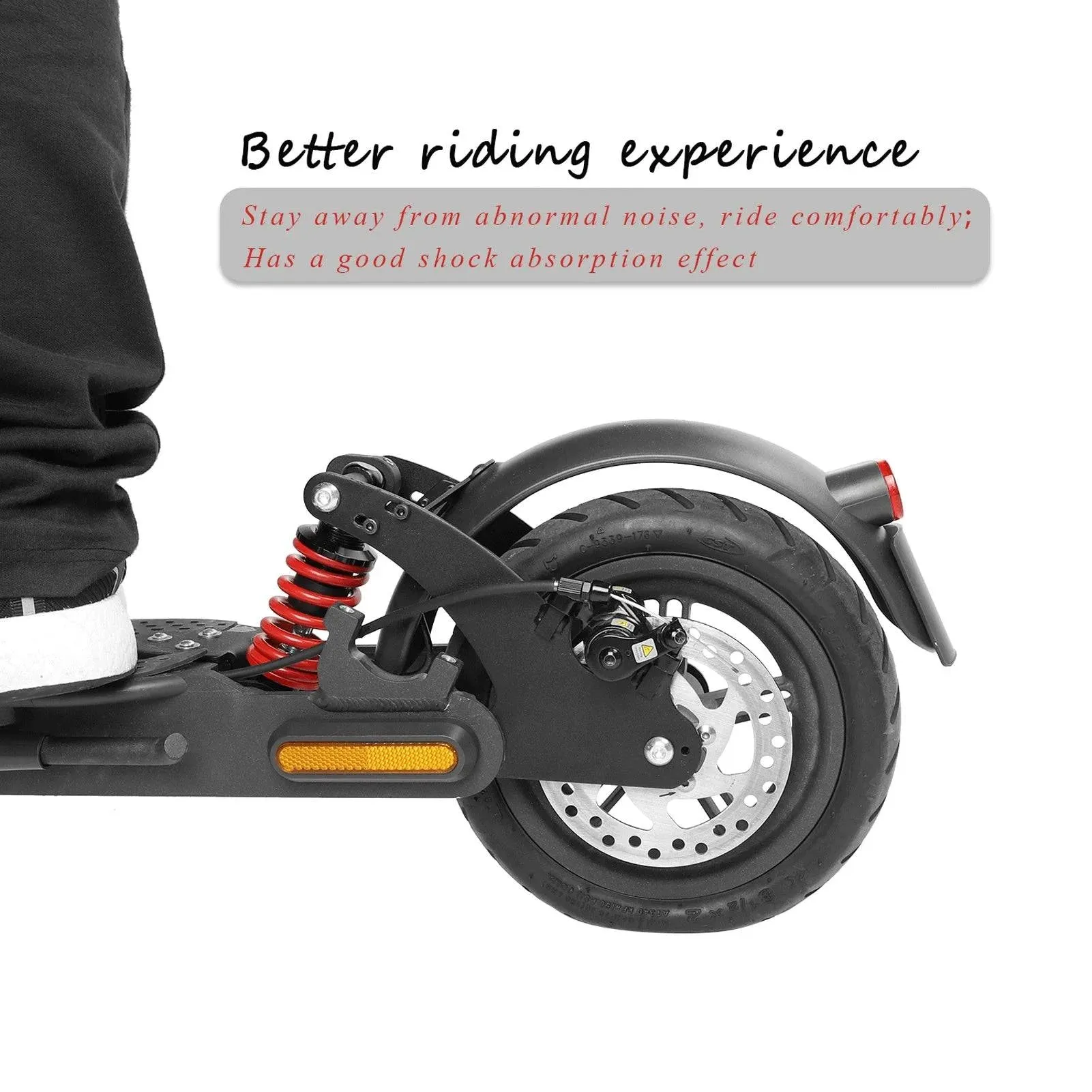 Electric Scooter Rear Shock Absorber Rear Suspension Kit with Widen Rear Fenders for Xiaomi M365 1S Pro Pro2 Scooter Accessories