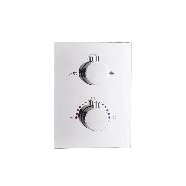 FaucetWorld - Full Thermostatic 3 Way Shower Sets