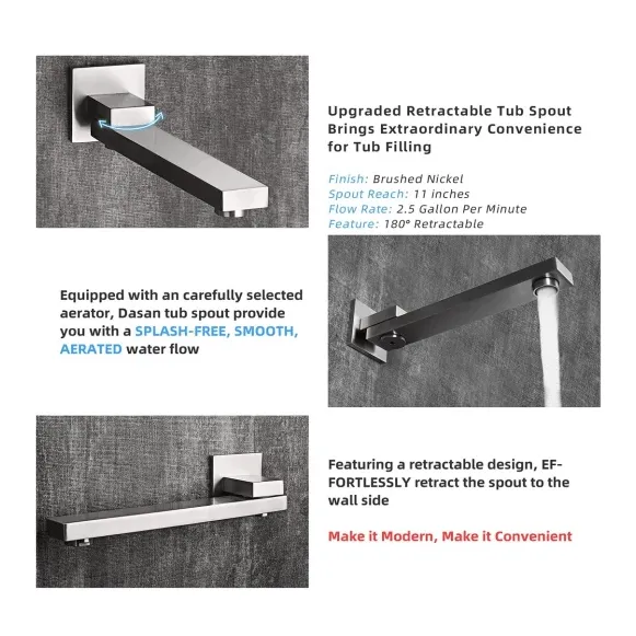 FaucetWorld - Full Thermostatic 3 Way Shower Sets