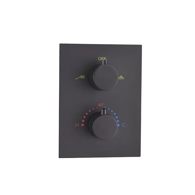 FaucetWorld - Full Thermostatic 3 Way Shower Sets