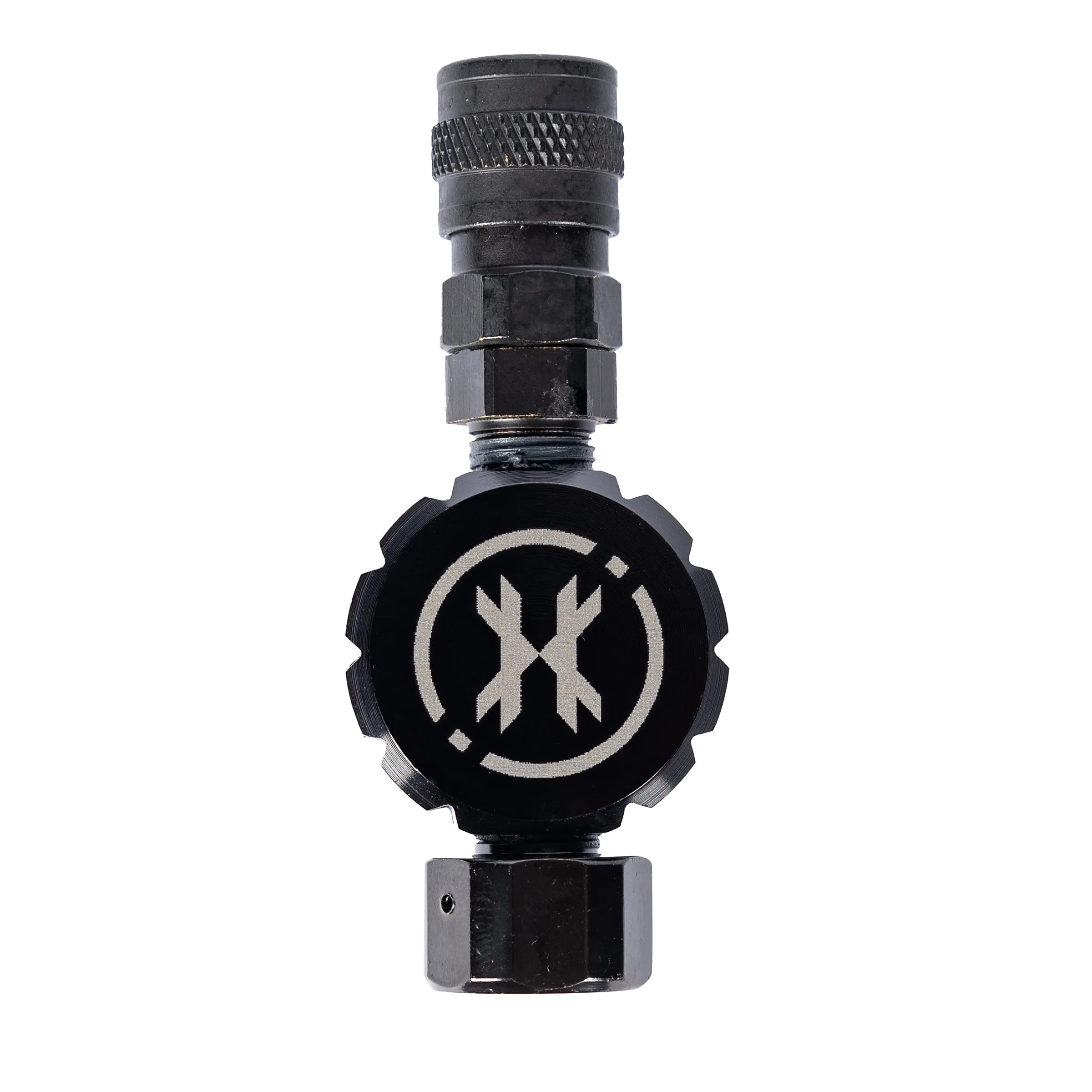 Hostile XLP Regulator - Side Port Quick-Disconnect - Black
