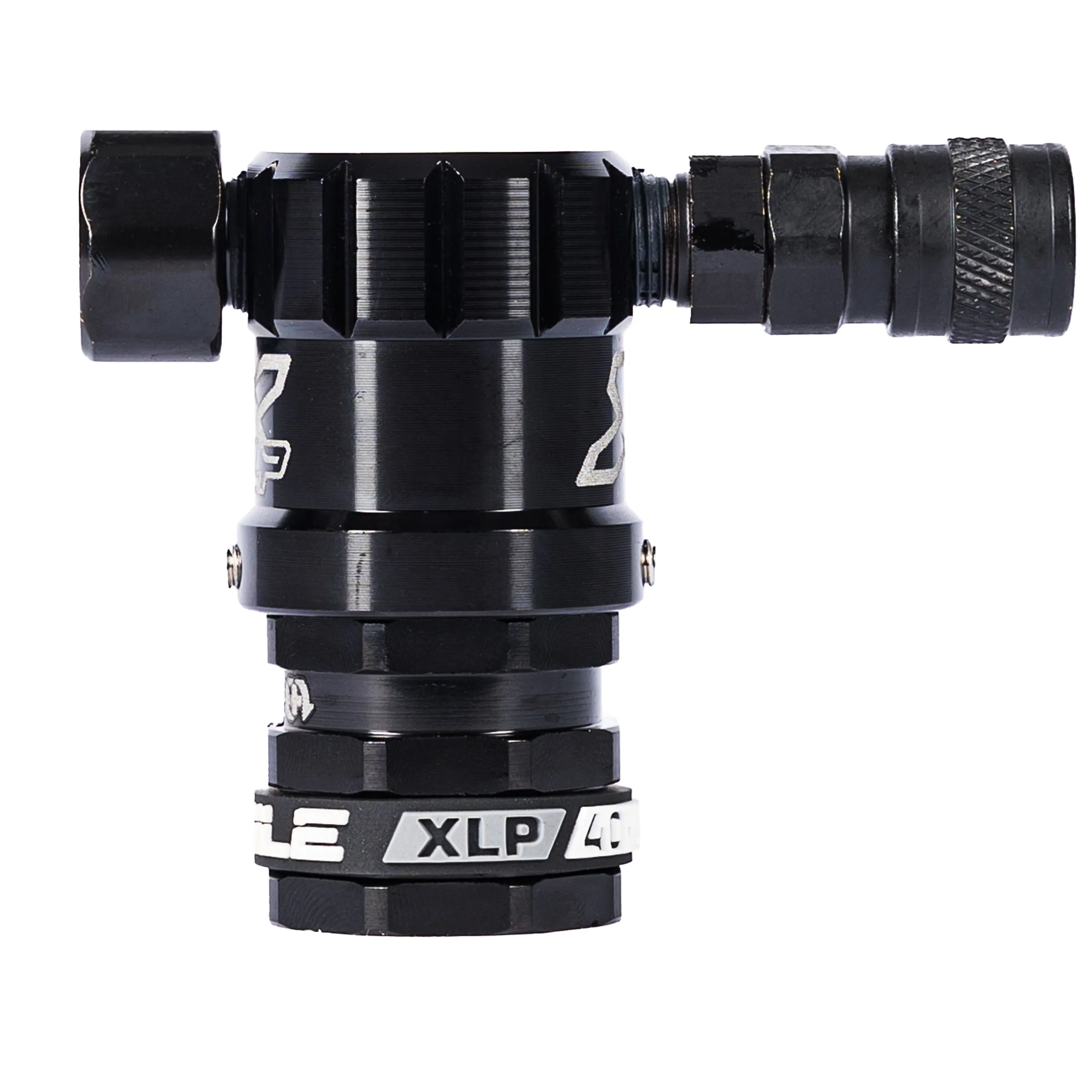 Hostile XLP Regulator - Side Port Quick-Disconnect - Black