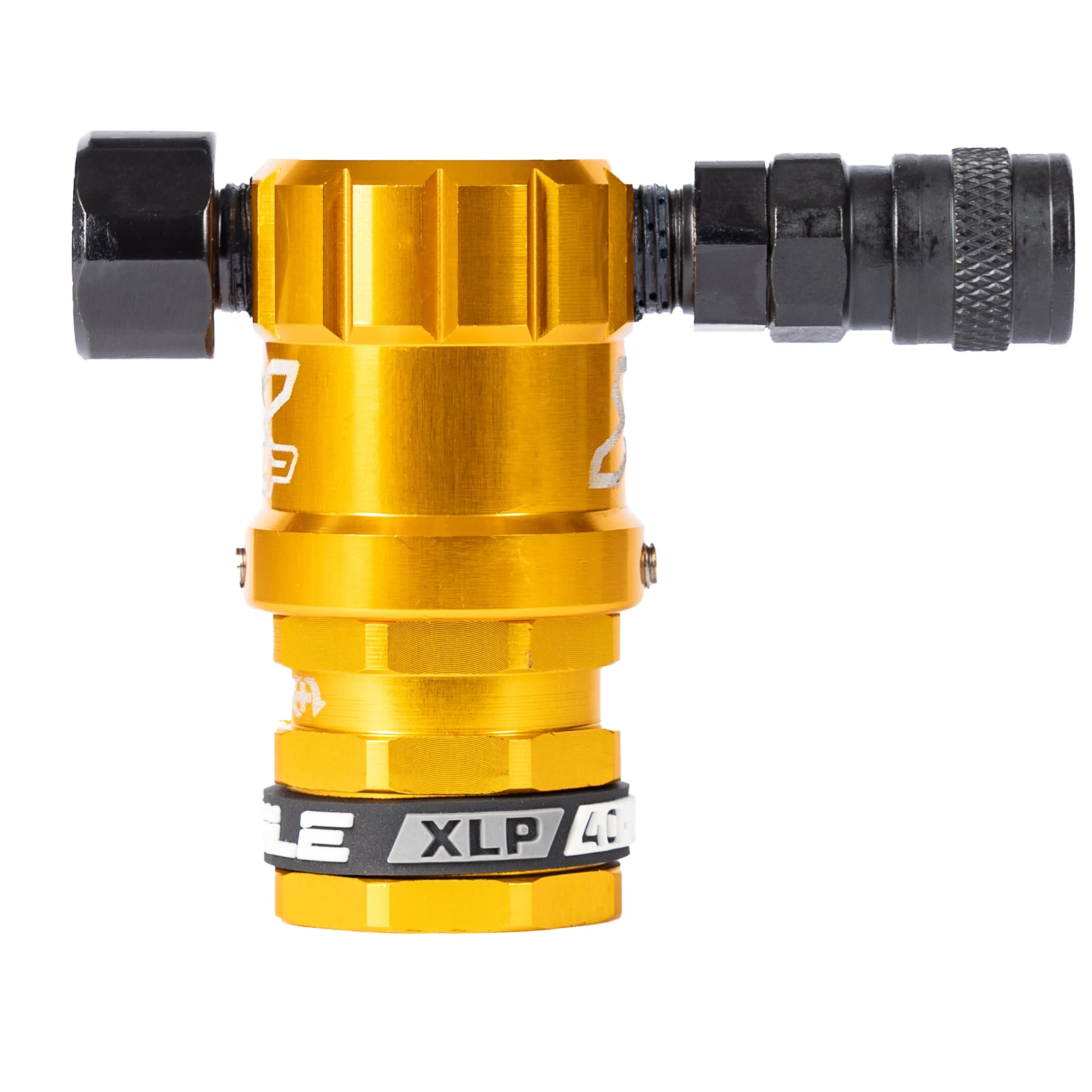Hostile XLP Regulator - Side Port Quick-Disconnect - Gold
