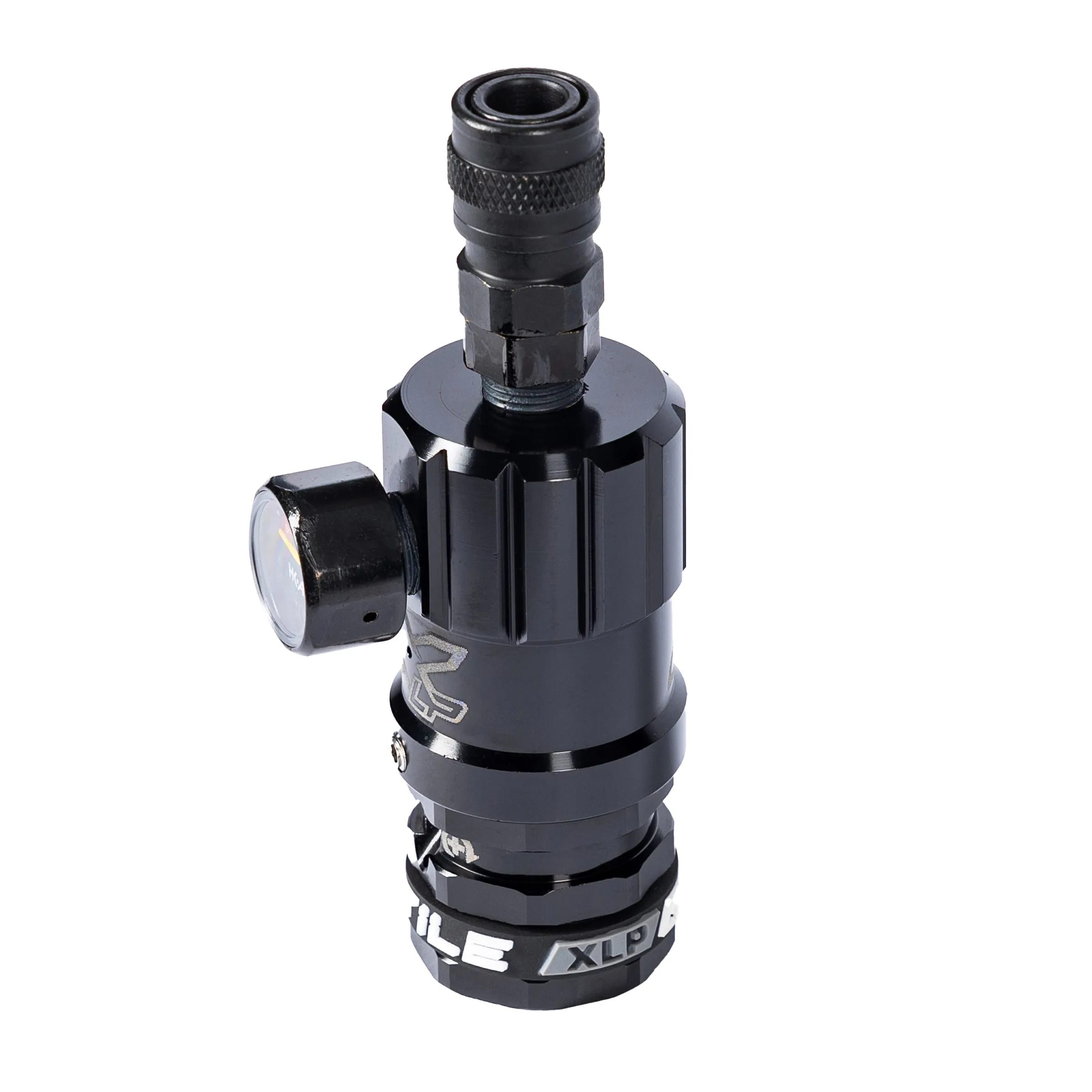 Hostile XLP Regulator - Top Port Quick-Disconnect - Black