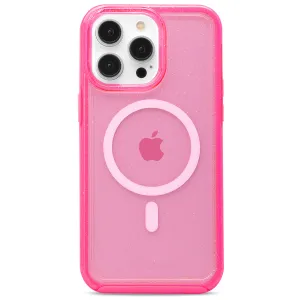 La Hornet - iPhone 15 Pro Max Hot Pink Glitter w/ MagSafe Case