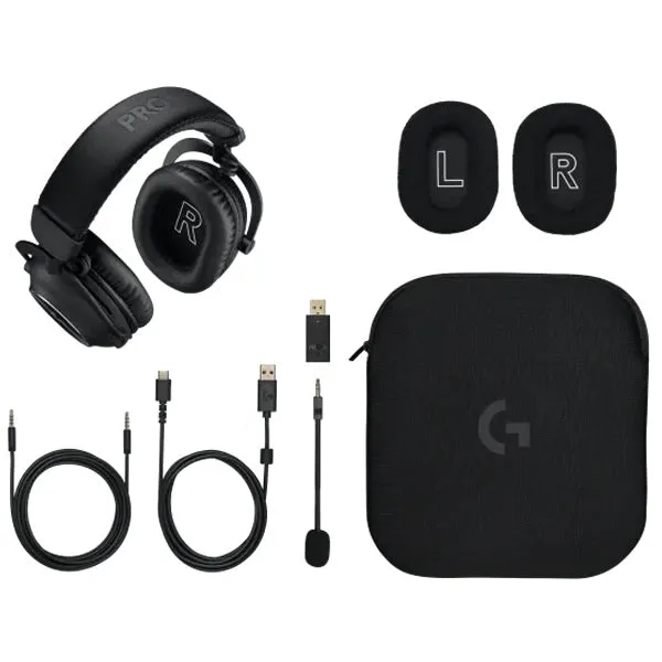 Logitech PRO X 2 LIGHTSPEED LIGHTSPEED Wireless Gaming Headset - Black