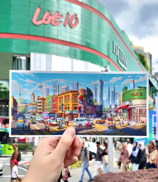 LOKA MADE Panorama Postcard