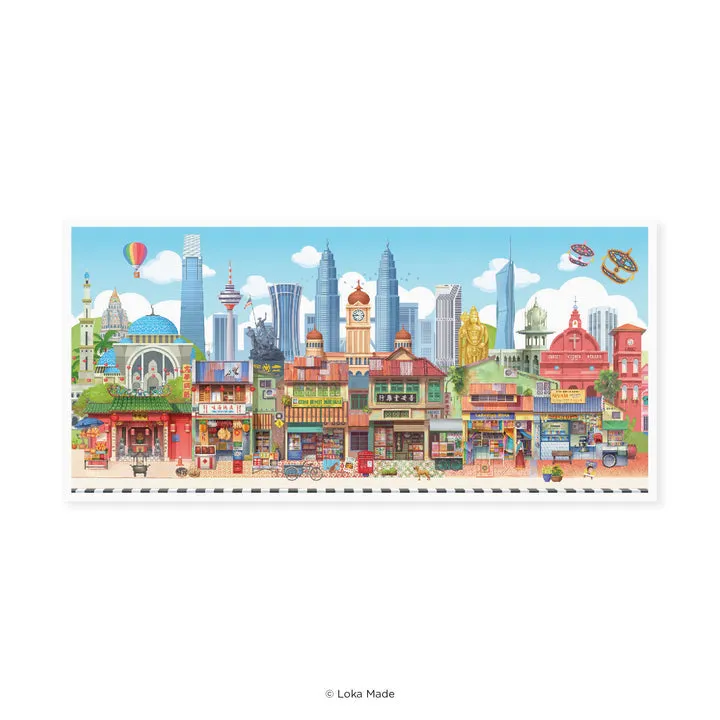 LOKA MADE Panorama Postcard
