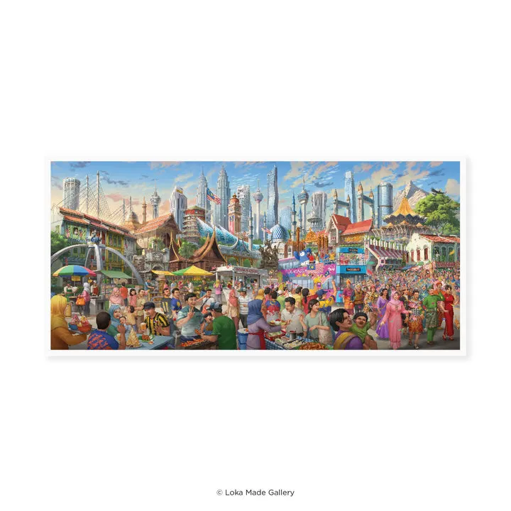 LOKA MADE Panorama Postcard