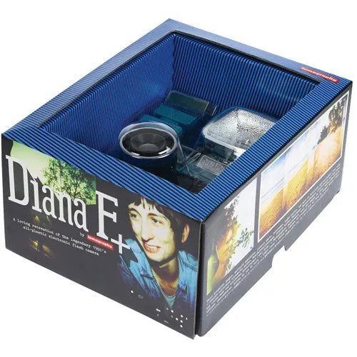 Lomography Diana F  Medium Format Camera (Teal and Black)