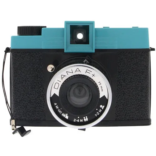 Lomography Diana F  Medium Format Camera (Teal and Black)