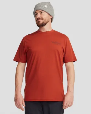 Men's Exploration Organic Cotton T-shirt - Redwood