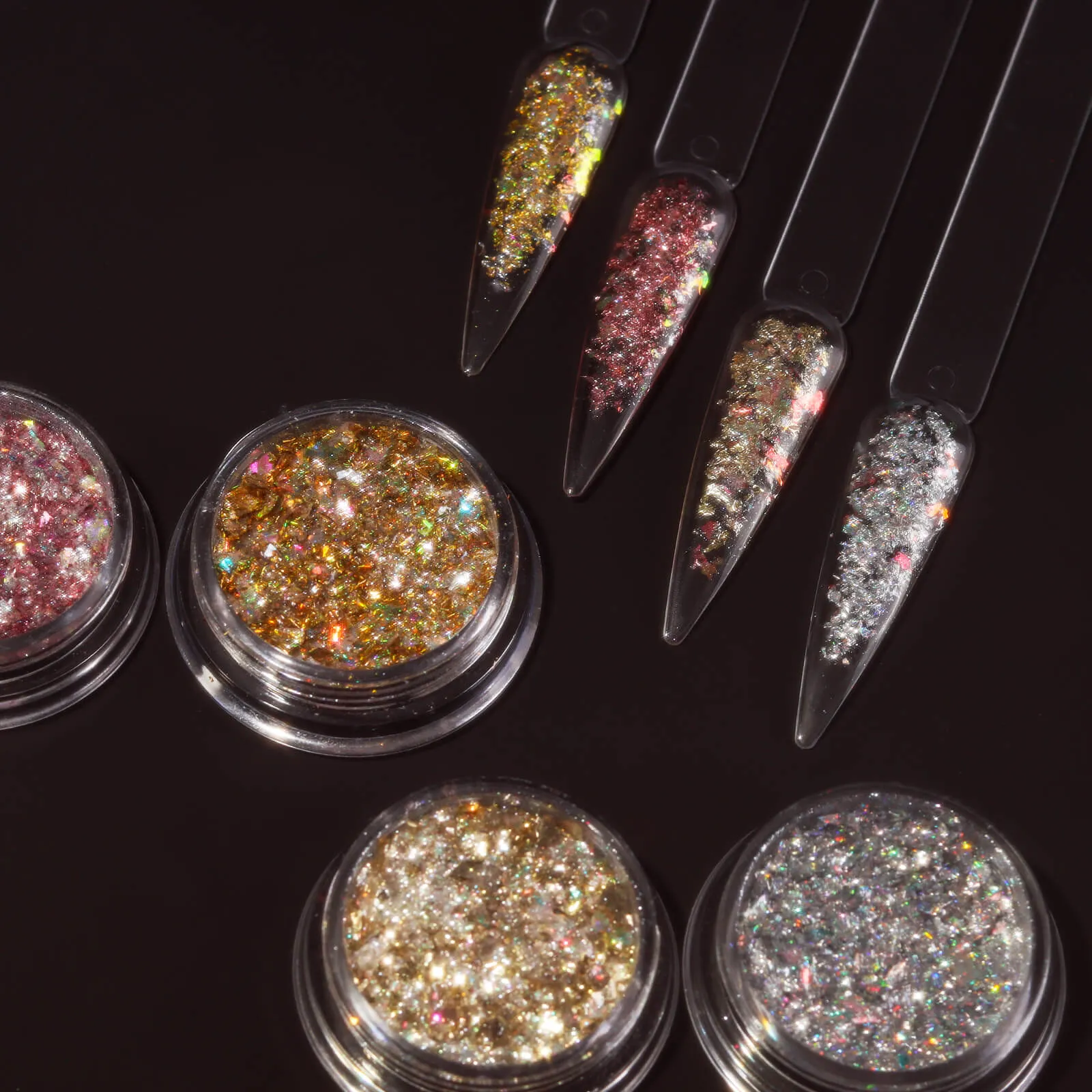 Metallic Opal Flakes Set