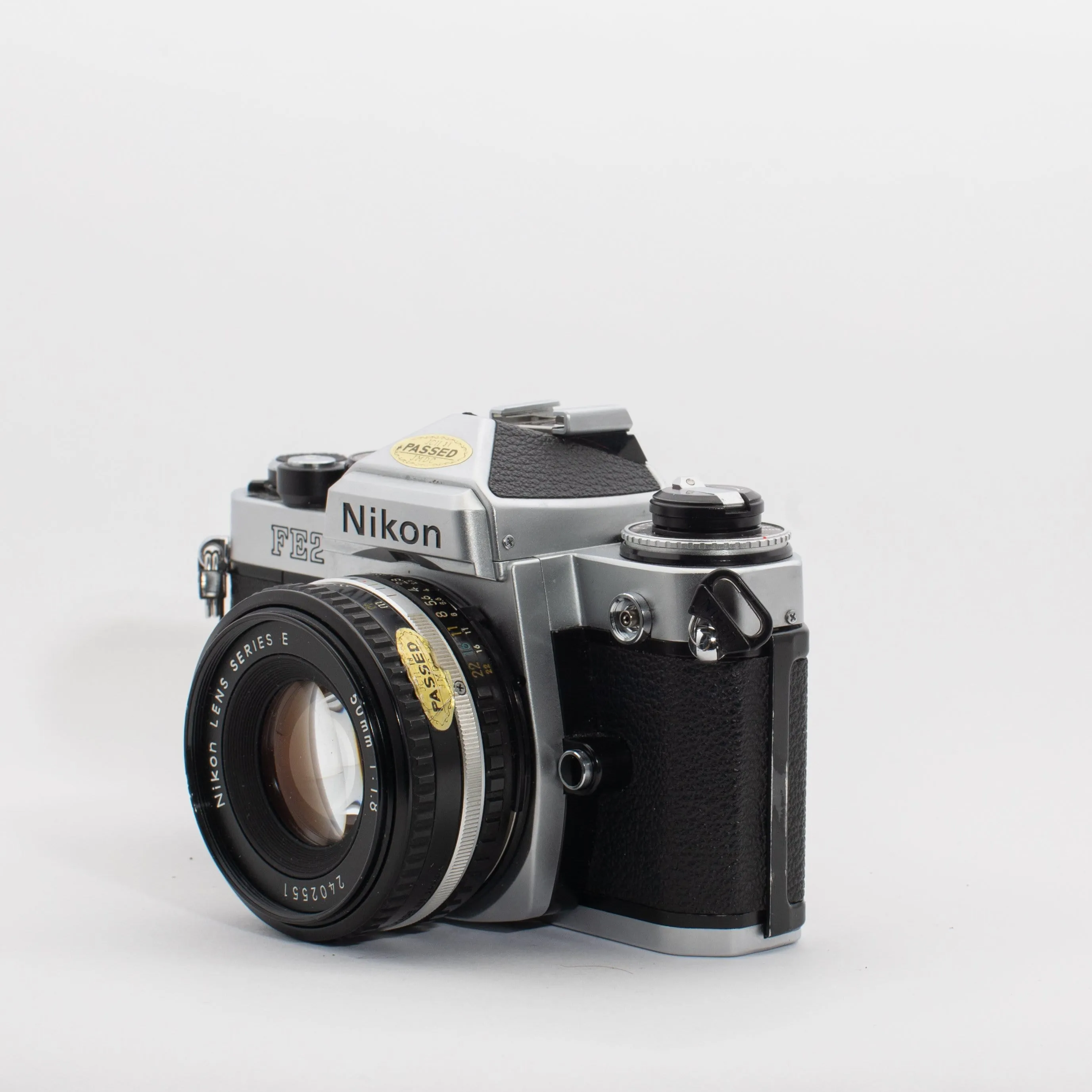 Nikon FE2 with 50mm 1.8 Series E Lens
