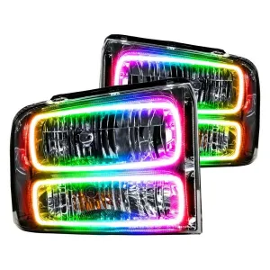 Oracle Headlight Halo Rings Ford F250/F350 Super Duty (2005-2007) LED Multicolored RGB