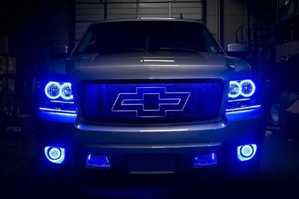Oracle LED Headlight Halo Kit Chevy Avalanche (2007-2014) Multicolored
